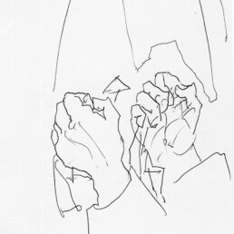 Sketch for Syria by Alvaro Siza Hands